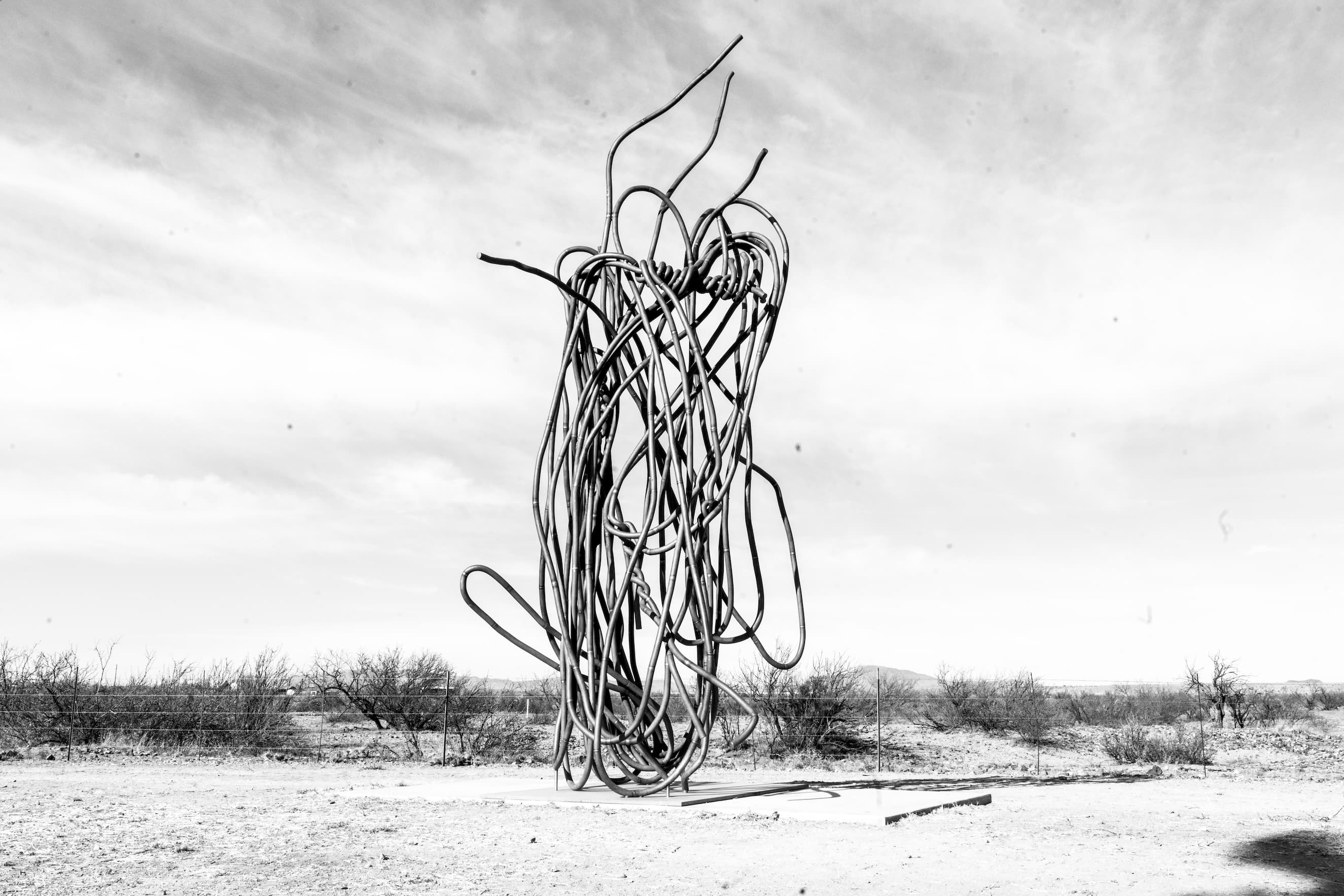 Artwork installed in the See Stop Run exhibition